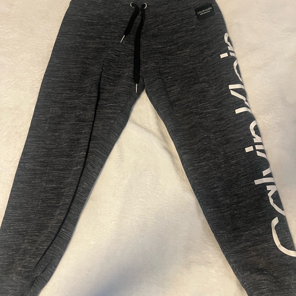 Calvin Klein Charcoal Performance Joggers